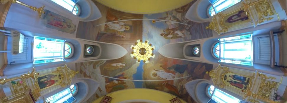 Интерьер Воскресенской церкви г. Томска